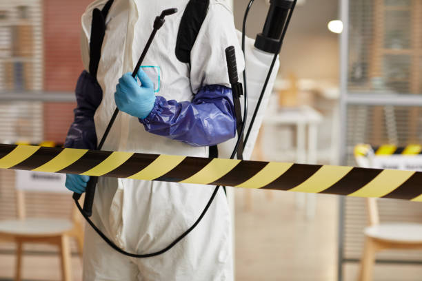 Professional Trauma Scene Cleanup technician working in Center Barnstead, NH
